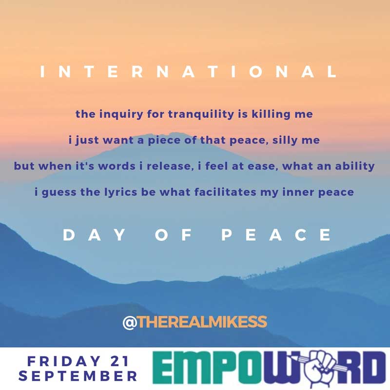 Instapoetry - International Day of Peace